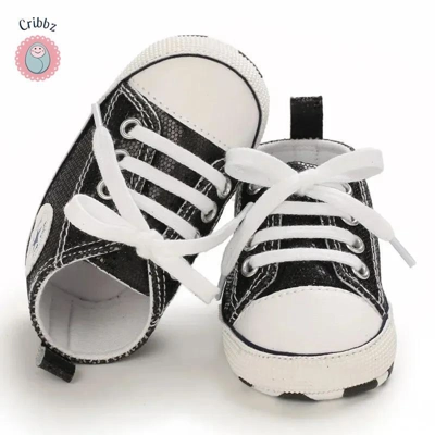 Classic Sequins Anti-Slip Baby Sneakers title=