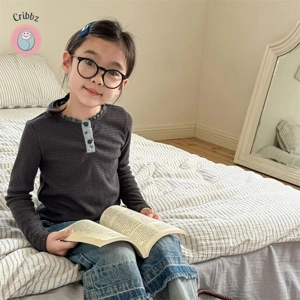 Girls Long Sleeve Lace Bottoming Shirt