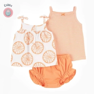Newborn Summer Girls Clothing Set