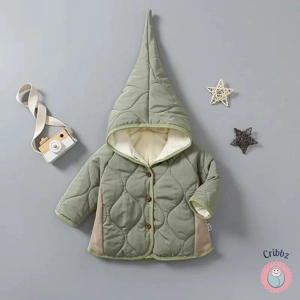Warm Hooded Jacket for Kids 0-4Y