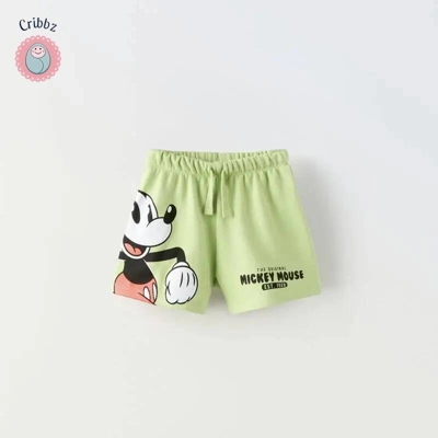 Colorful Cartoon Kids Casual Shorts title=