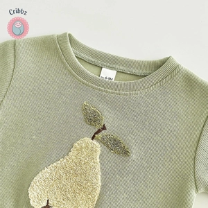 Cute Plush Fruit Pattern Baby Clothing Set