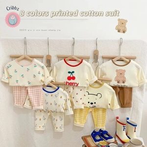 Baby Cartoon Clothes Set Winter