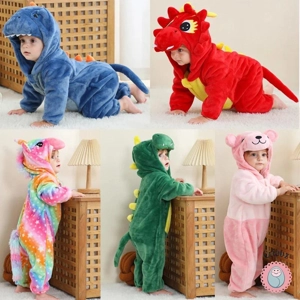 Cozy Animal Kigurumi Pajamas for Toddlers