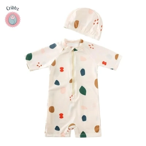 UV Protection One-Piece Swimsuit for Kids