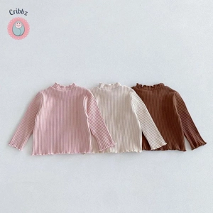 Cute Autumn Knit Undershirt for Kids