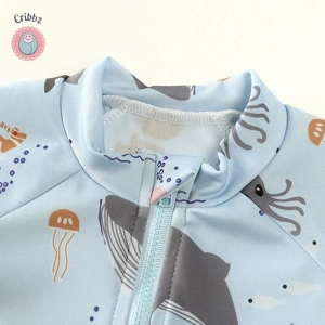 Cute Floral Backless One-Piece Swimsuit for Girls