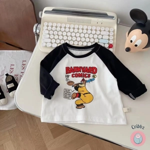 Cartoon Long Sleeve T-shirt for Kids