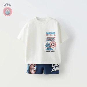 Marvel Cartoon Summer Boys Tracksuit Set