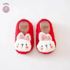 Cozy Plush Anti-Slip Baby Slippers