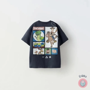 Kids Dino Crewneck Summer Tees