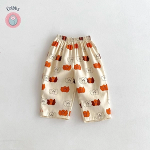 Cute Cartoon Harem Pants for Kids