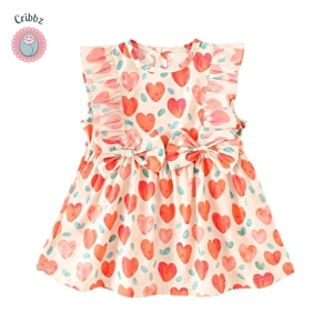 Adorable Cotton Dress for Little Girls