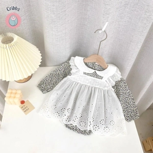 Baby Girl Lace Bodysuit Jumpsuit