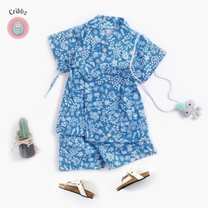 Cotton Baby Clothes Set - Short Sleeve