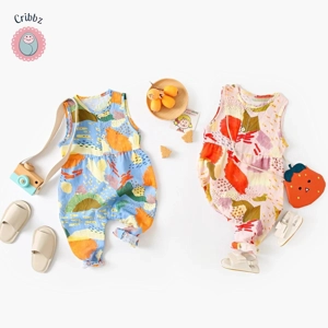 Newborn Girls Floral Romper Jumpsuit