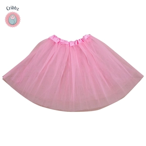 Fashion Kids White Mesh Tutu Skirt