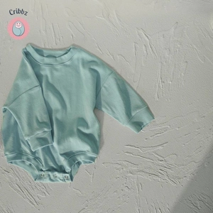 Autumn Cotton Baby Bubble Romper