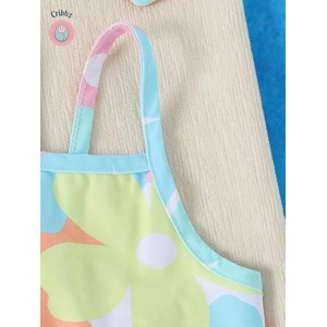 Summer Baby Girls Breathable Swimsuit Set