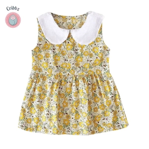 Sanlutoz Floral Sleeveless Baby Girl Dress