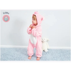 Cozy Unicorn Hooded Baby Pajamas