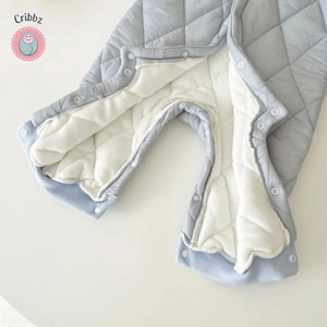 Warm Fleece Baby Rompers for Winter