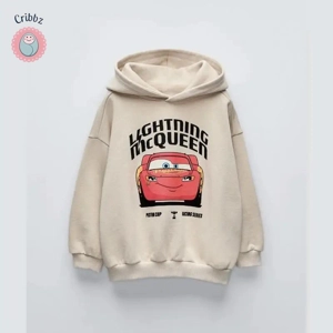 Car Pattern Kids Hooded Sweatshirt