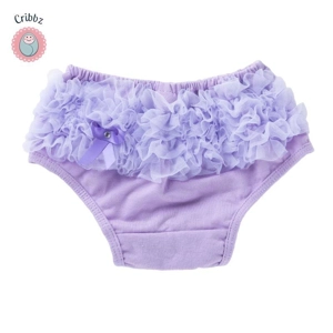 Baby Girls Cotton Ruffled Bloomers