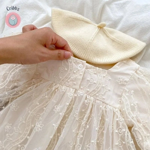 Lace Princess Bodysuit Dress for Infants