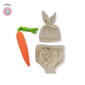 Newborn Knitting Costume Set for Photoshoots
