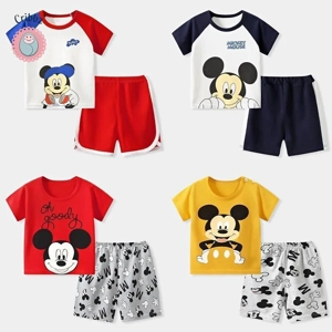 Mickey Mouse Cotton Kids Tracksuit Set