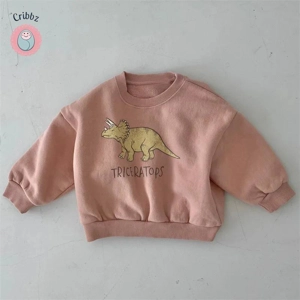 Cool Dinosaur Fleece Hoodie for Kids