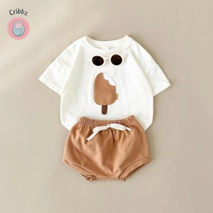 Newborn Summer Ice Cream Clothing Set