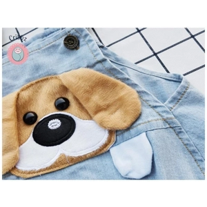 Toddler Summer Denim Jeans Overalls Set