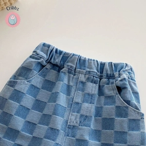 Casual Elastic Waist Kids Trousers