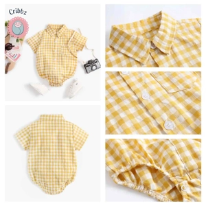 Cotton Baby Boy Short Sleeve Bodysuits
