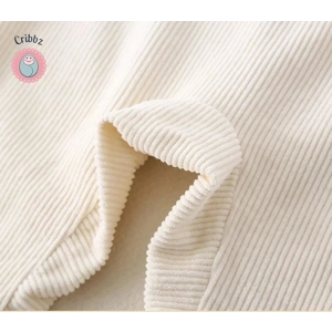 Cute Cartoon Bear Corduroy Baby Romper