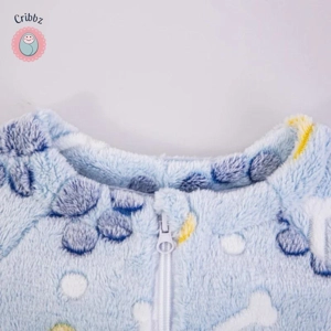 Cozy Coral Velvet Baby Pajamas Set