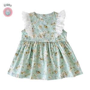 Summer Lace Flower Dress for Baby Girls