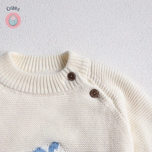 Cozy Animal Knit Pullover for Kids