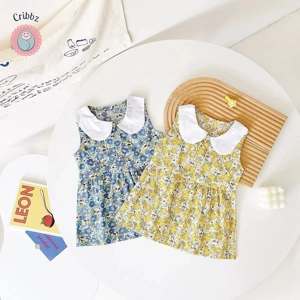 Sanlutoz Floral Sleeveless Baby Girl Dress
