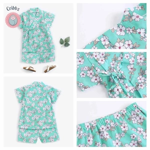 Cotton Baby Girl Pajama Set