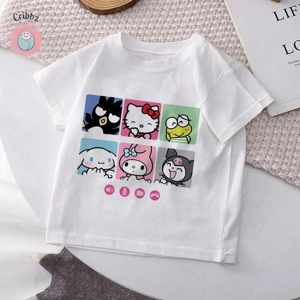 Hello Kitty Anime Cotton T-shirt for Kids