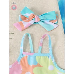 Summer Baby Girls Swimsuit Set