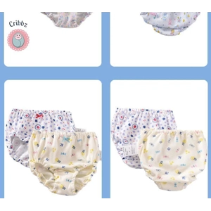 Cute Baby Cotton Training Pants Set