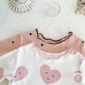 Spring Dot Print Baby Pajama Set