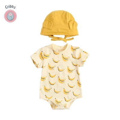 Toddler Summer Short Sleeve Bodysuits title=