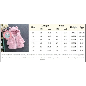 Cute Bear Ear Hooded Winter Coat