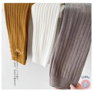 {Spring Kids Elastic Cropped Leggings