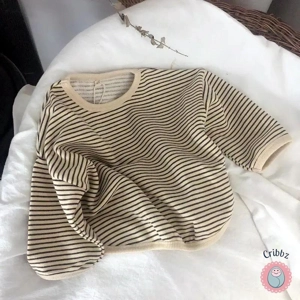 Childrens Casual Striped Sweatshirt for Kids